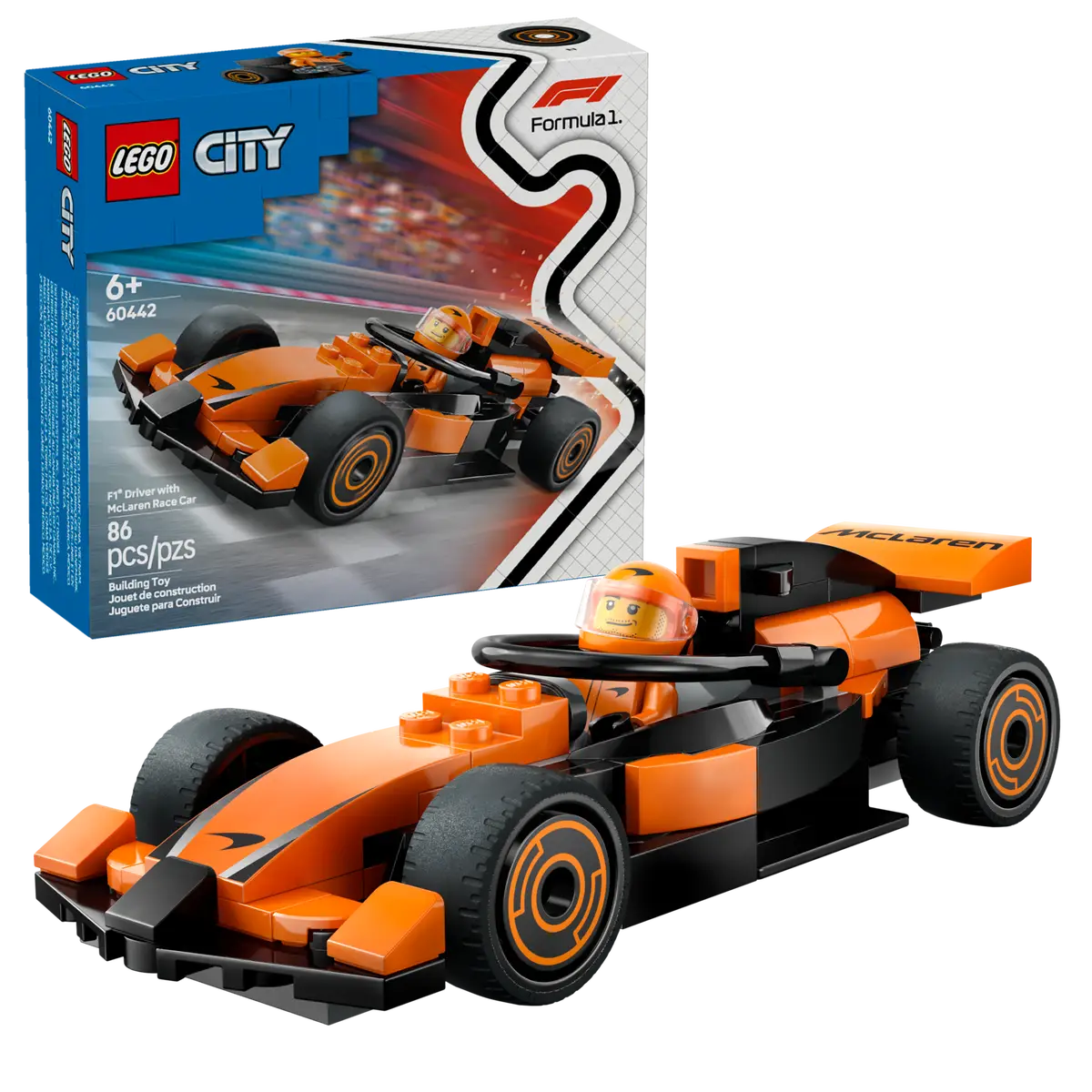 LEGO - City F1 Driver with McLaren Race 60442