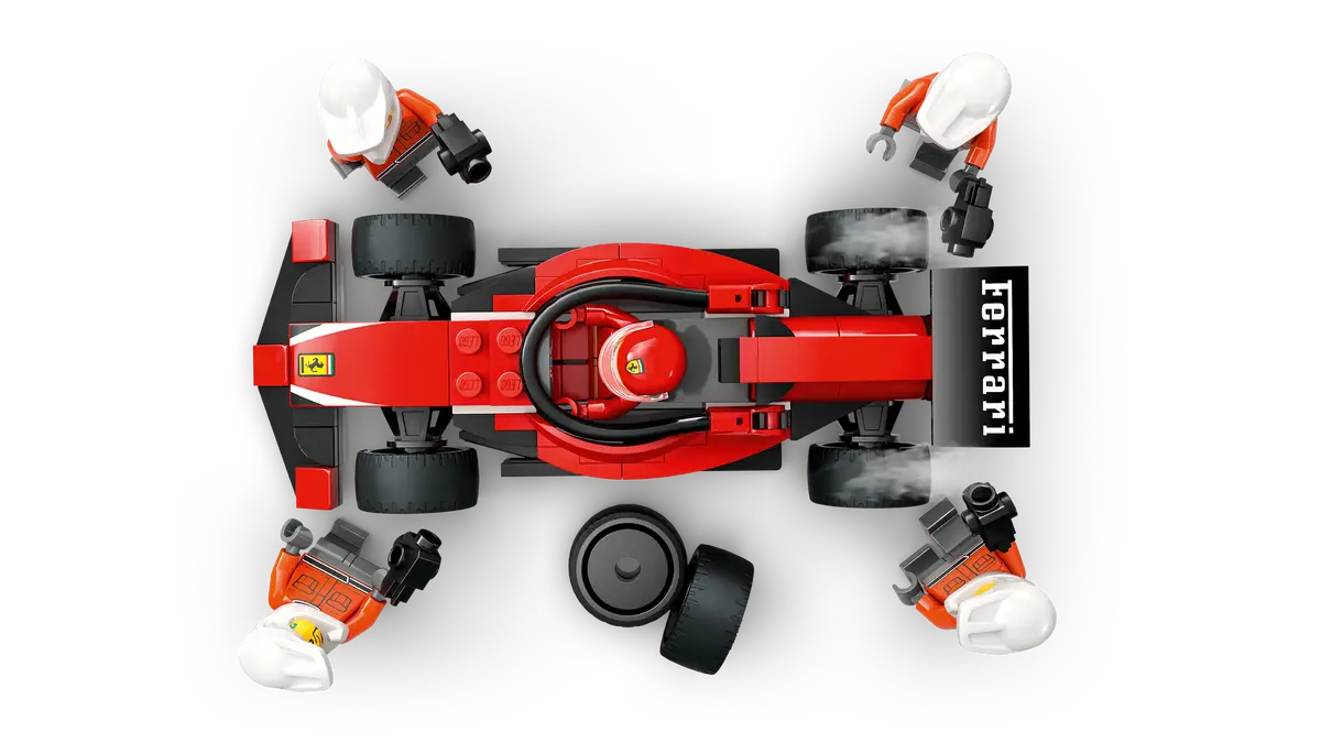 LEGO - City F1 Pit Stop & Pit Crew with Ferrari Car 60443