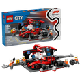 LEGO - City F1 Pit Stop & Pit Crew with Ferrari Car 60443