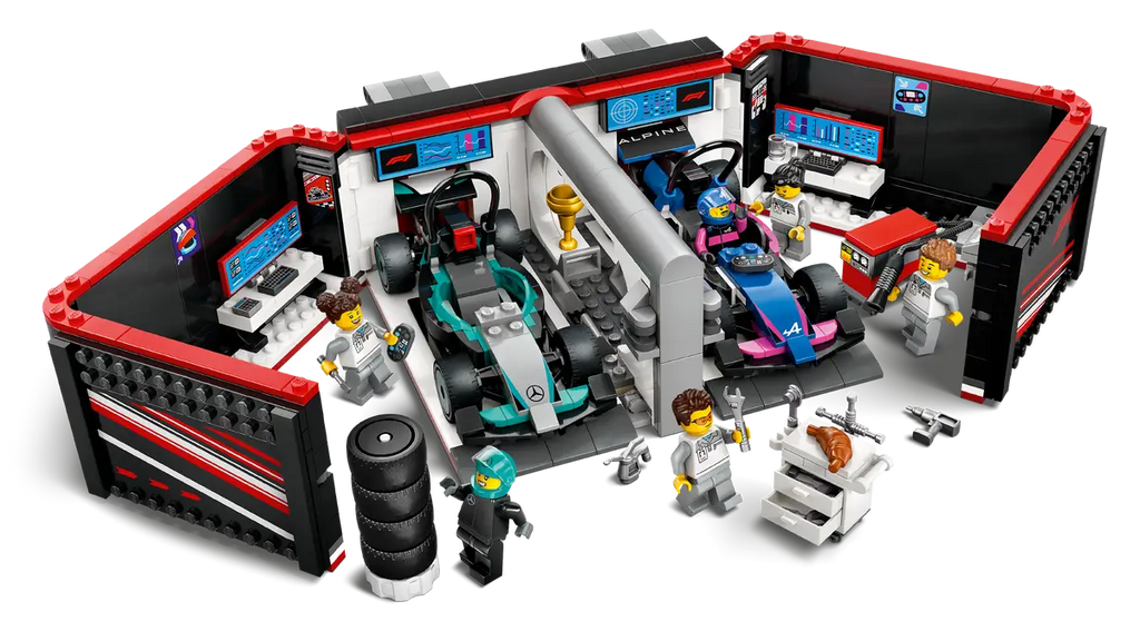 LEGO - City F1 Garage & Mercedes-AMG & Alpine cars 60444