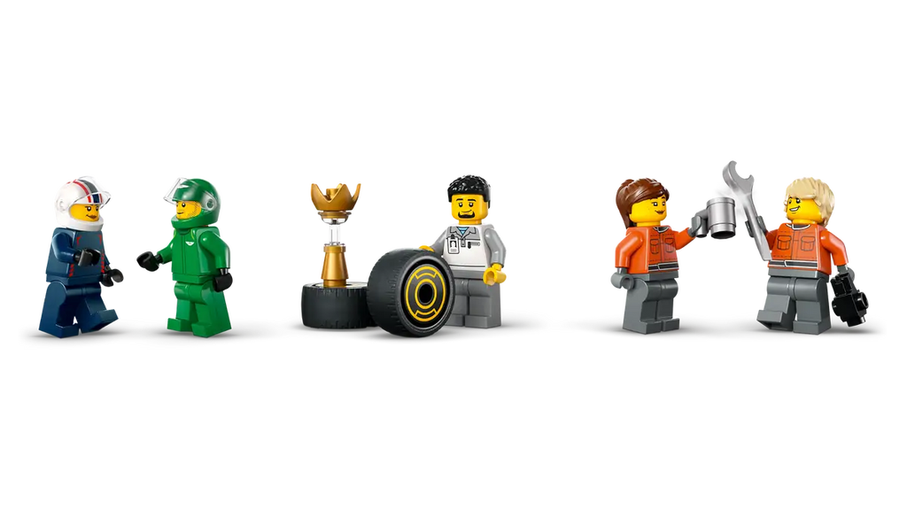 LEGO - City F1 Truck with RB20 & AMR24 F1 Cars 60445
