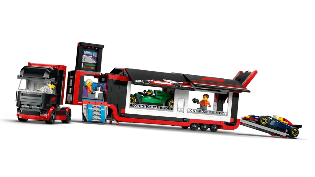 LEGO - City F1 Truck with RB20 & AMR24 F1 Cars 60445