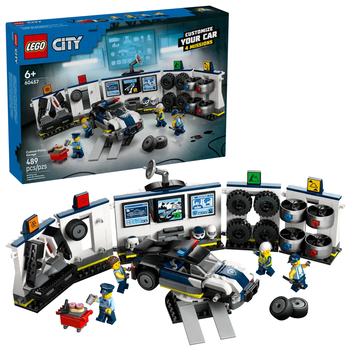 LEGO - City Custom Police Car Garage 60457
