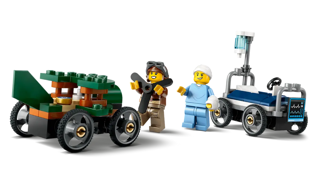 LEGO - City Airplanes vs. Hospital Bed Race Car Pack 60459