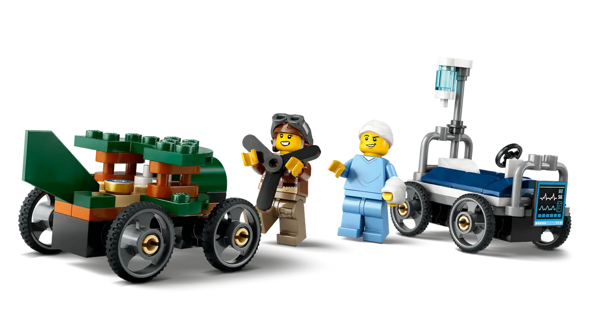 LEGO - City Airplanes vs. Hospital Bed Race Car Pack 60459