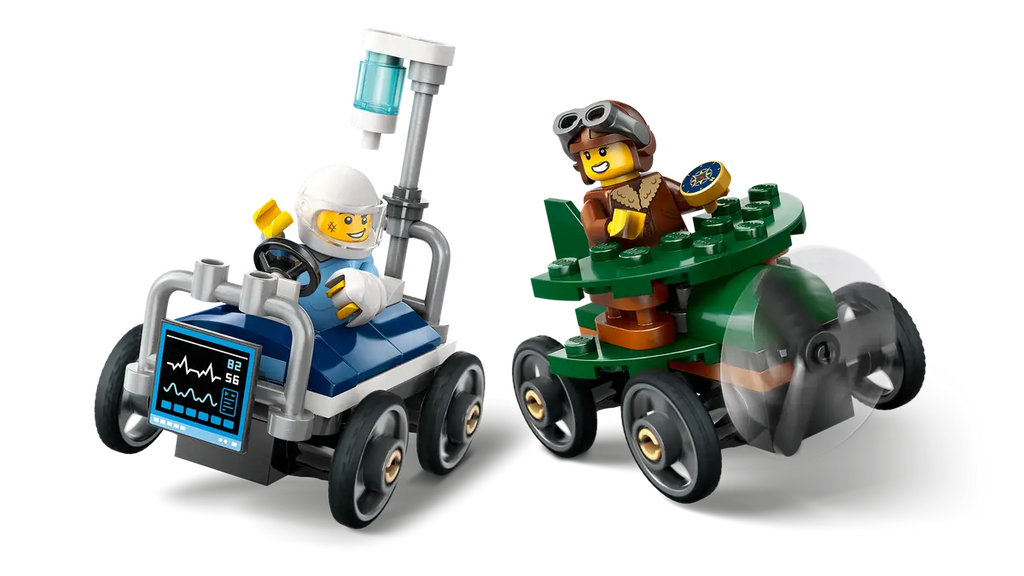 LEGO - City Airplanes vs. Hospital Bed Race Car Pack 60459