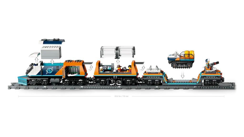 LEGO - City Explores' Arctic polar Express Train R/C 60470