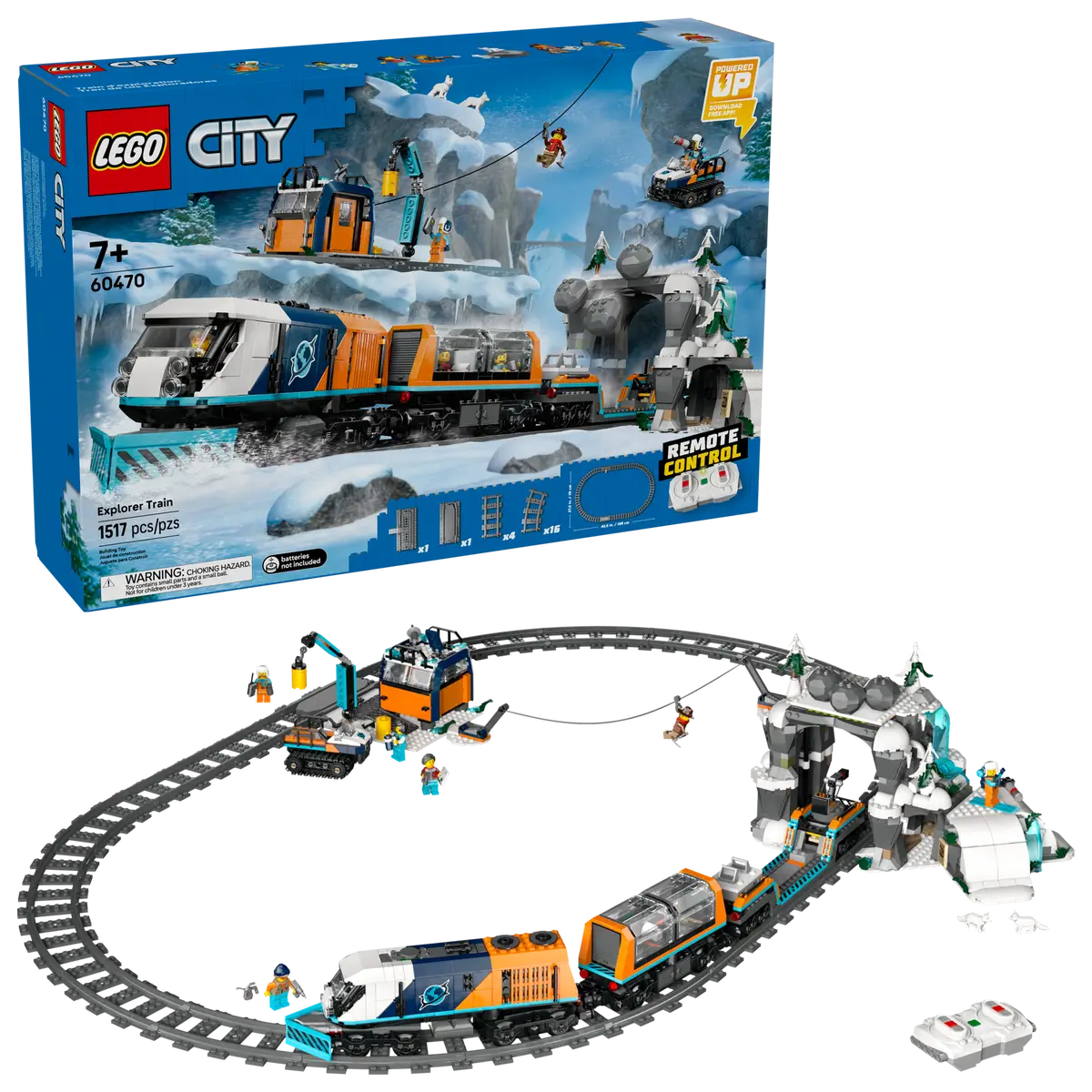 LEGO - City Explores' Arctic polar Express Train R/C 60470