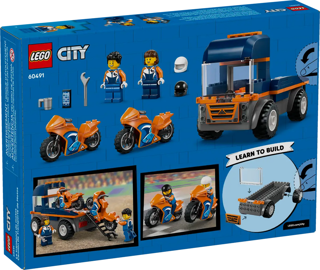 LEGO - City Motorcycle Transport 60491