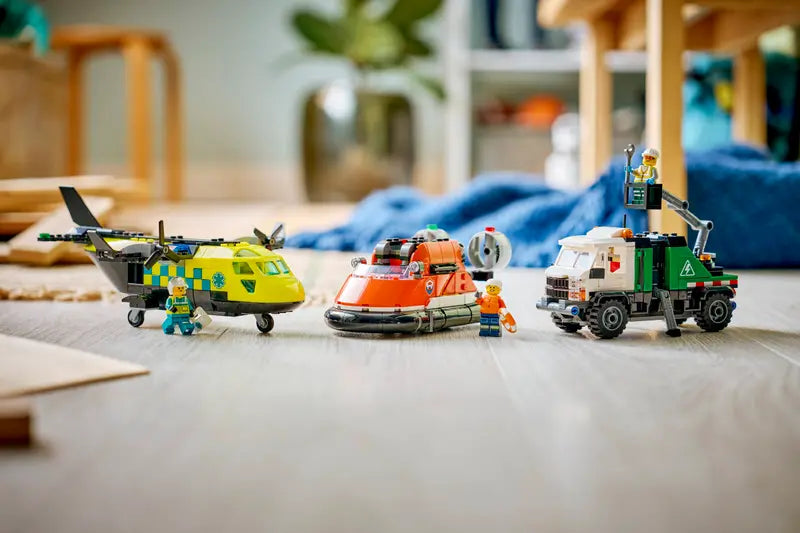 LEGO - City Airplane ServiceTruck & Hovercraft Remix 60505