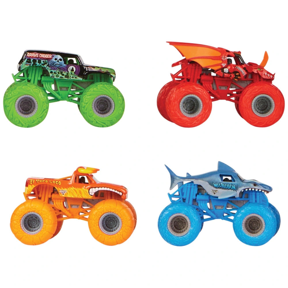 Monster Jam - Diecast Vehicles 4 pack