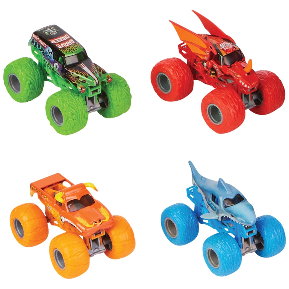 Monster Jam - Diecast Vehicles 4 pack