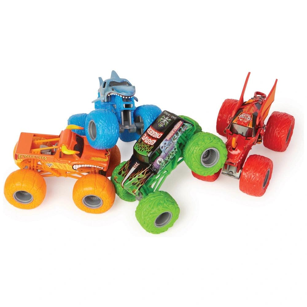 Monster Jam - Diecast Vehicles 4 pack