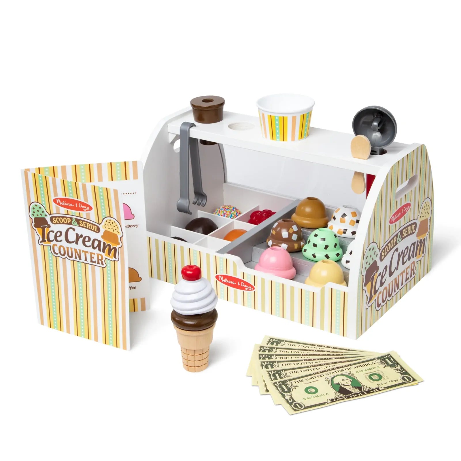 Melissa & Doug - Scoop & Serve Ice Cream Counter
