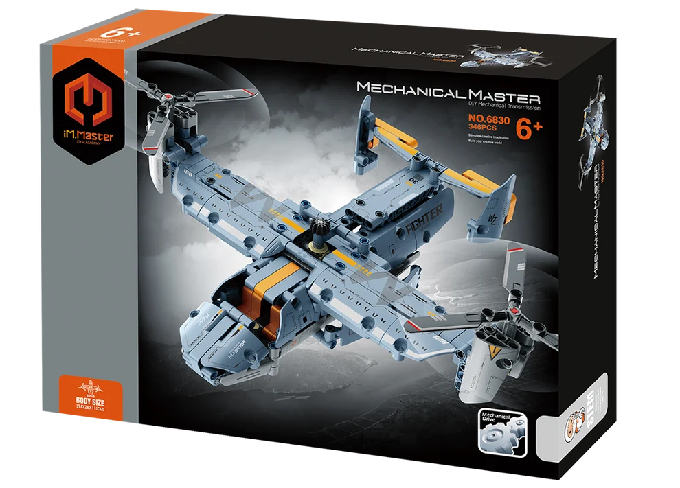 iM Master Stem Academy - 2 in1 Block Osprey Transport Aircraft 346pc