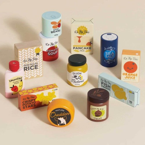 Le Toy Van - Supermarket Grocery Weekly Shop - 12 Piece