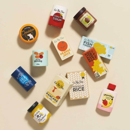 Le Toy Van - Supermarket Grocery Weekly Shop - 12 Piece