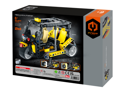 iM Master Stem Academy - 2in1 Forklift & 3 Wheeled Sightseeing Car 302pc