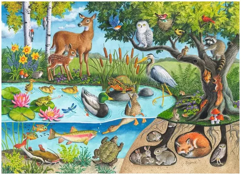 Ravensburger - Animals Above & Below 60pc Puzzle
