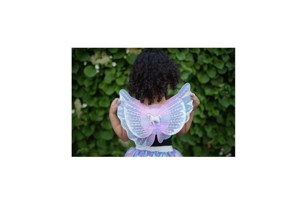 Great Pretenders - Pastel Magical Unicorn Skirt & Wings - Size 4-6