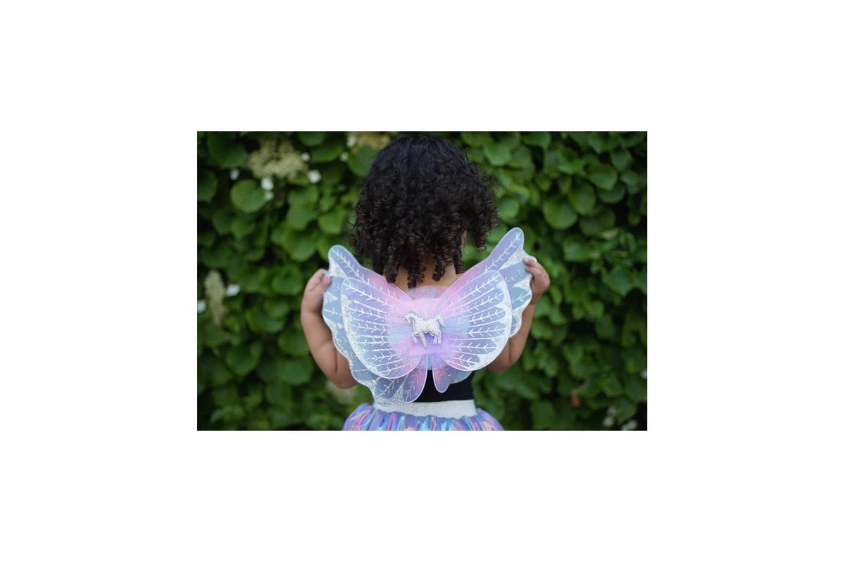 Great Pretenders - Pastel Magical Unicorn Skirt & Wings - Size 4-6