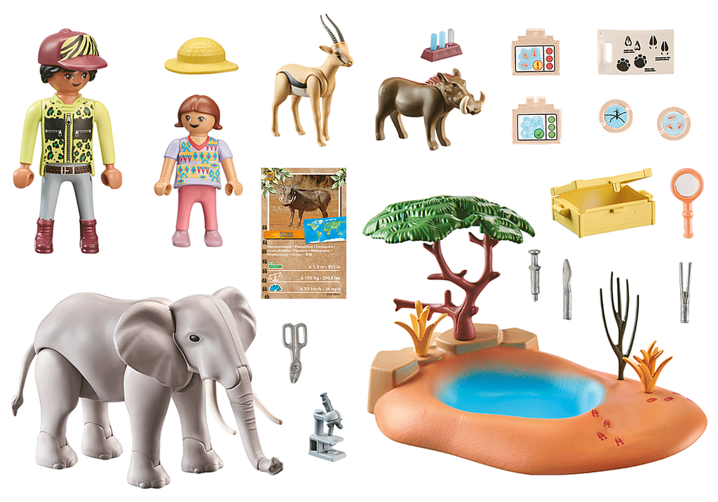 Playmobil - Elephant at the Water Hole (71294)