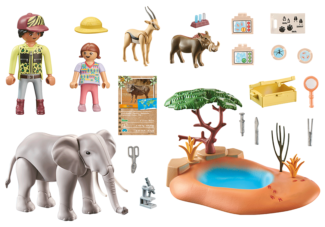 Playmobil - Elephant at the Water Hole (71294)