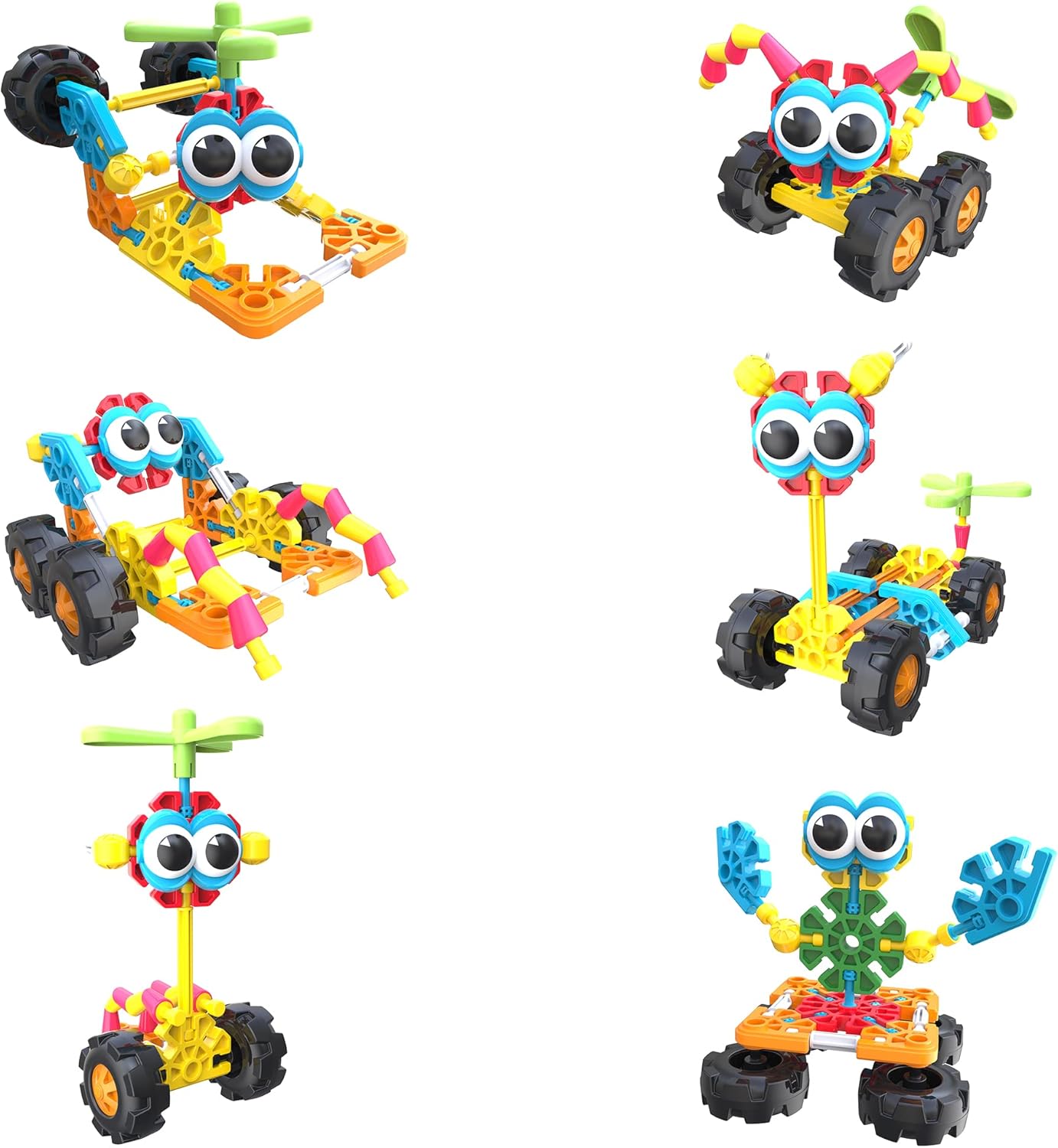 K'Nex - Zoomin Buddies 48 pieces 20 builds