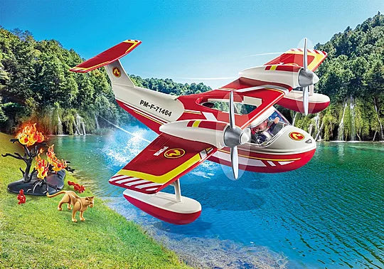 Playmobil - Firefighting Plane with extinguishing function 71463