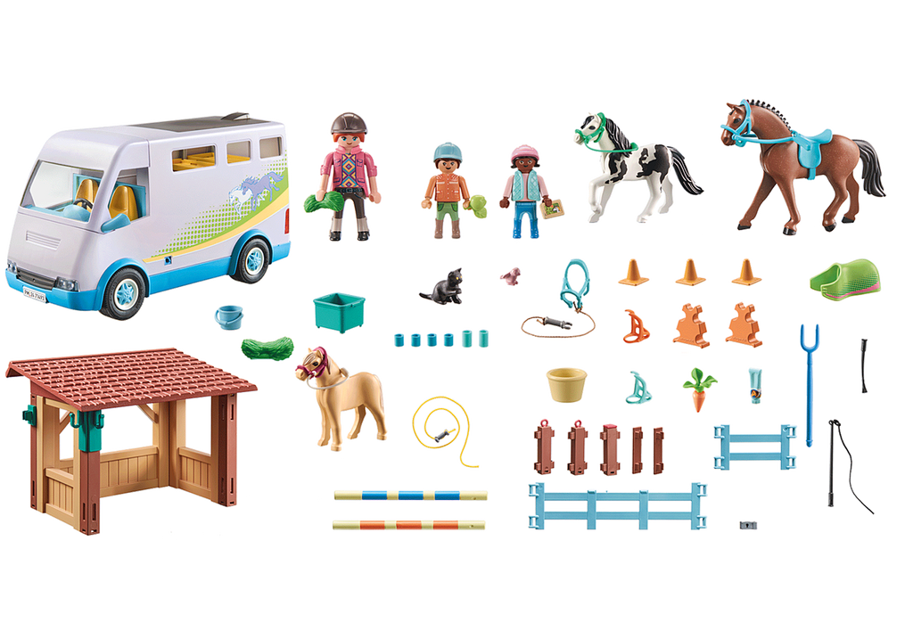 Playmobil - Mobile Horse Riding School 71493