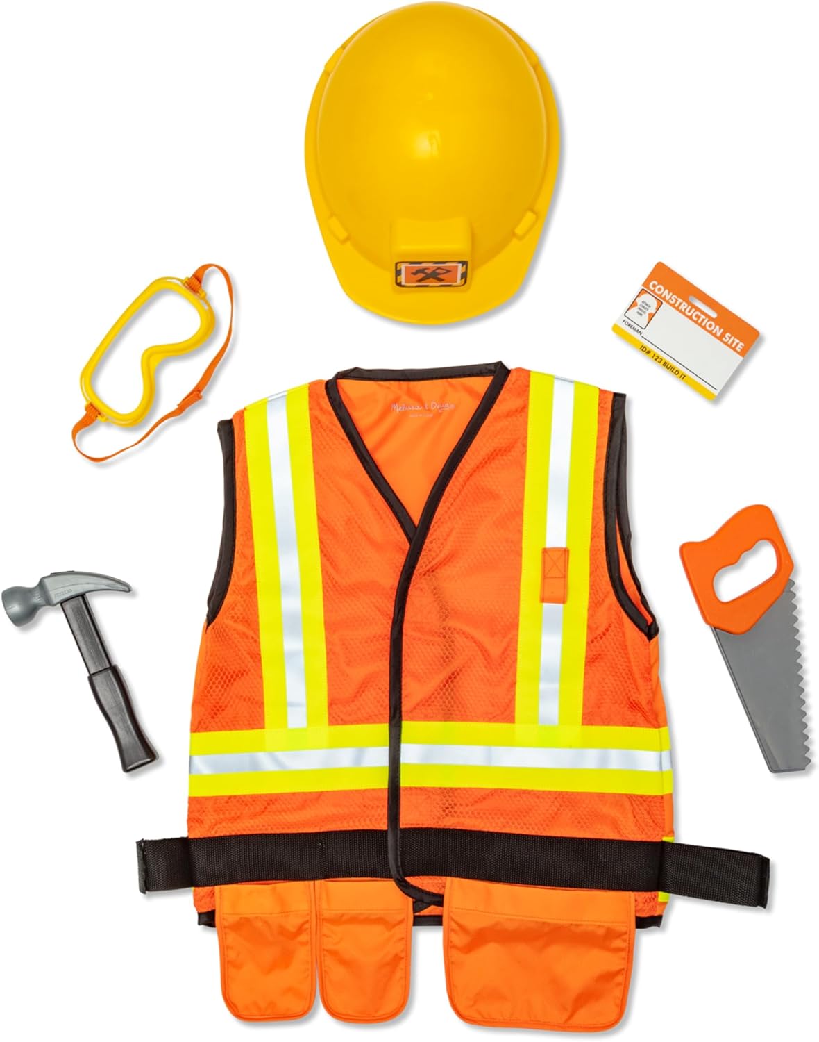 Melissa & Doug - Construction Worker Costume Set