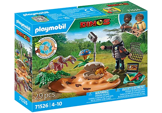 Playmobil - Stegosaurus Nest with Egg Thief 71526
