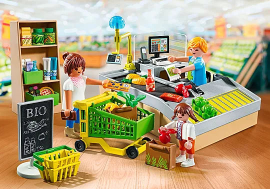 Playmobil - My Life Promo Pack Organic Supermarket 71648