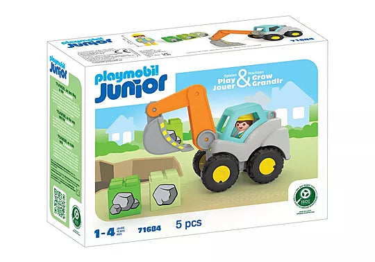 Playmobil - Junior Shovel Excavator 71684