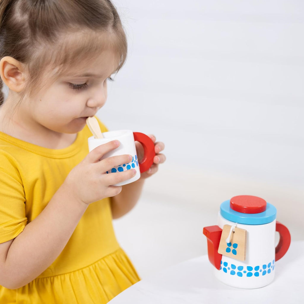 Melissa & Doug - Wooden Steep & Serve Tea Set