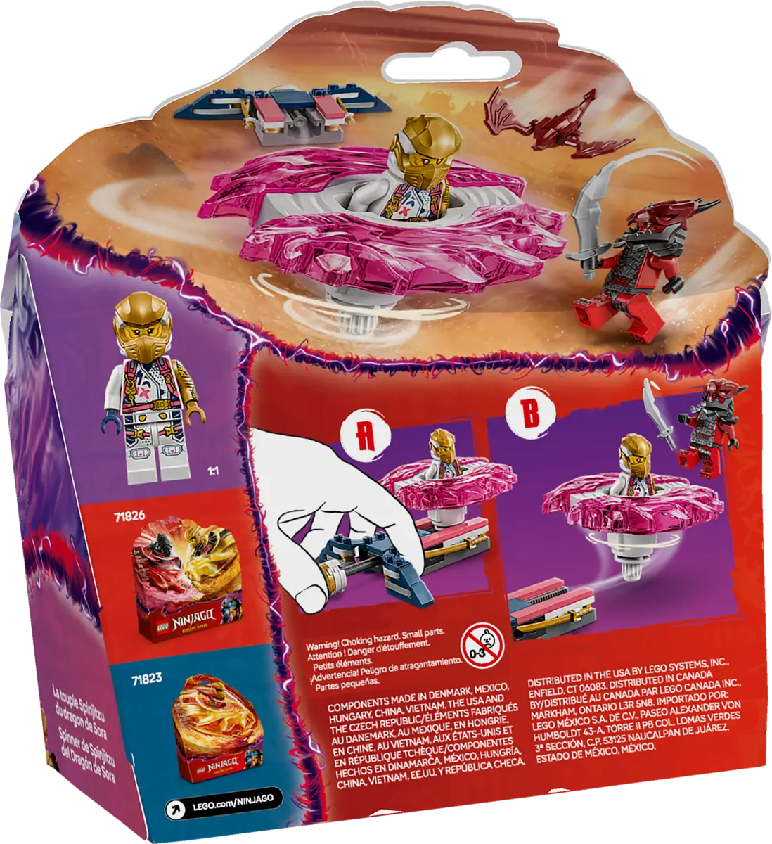 LEGO - Ninjago Sora's Dragon Spinjitzu Spinner 71824