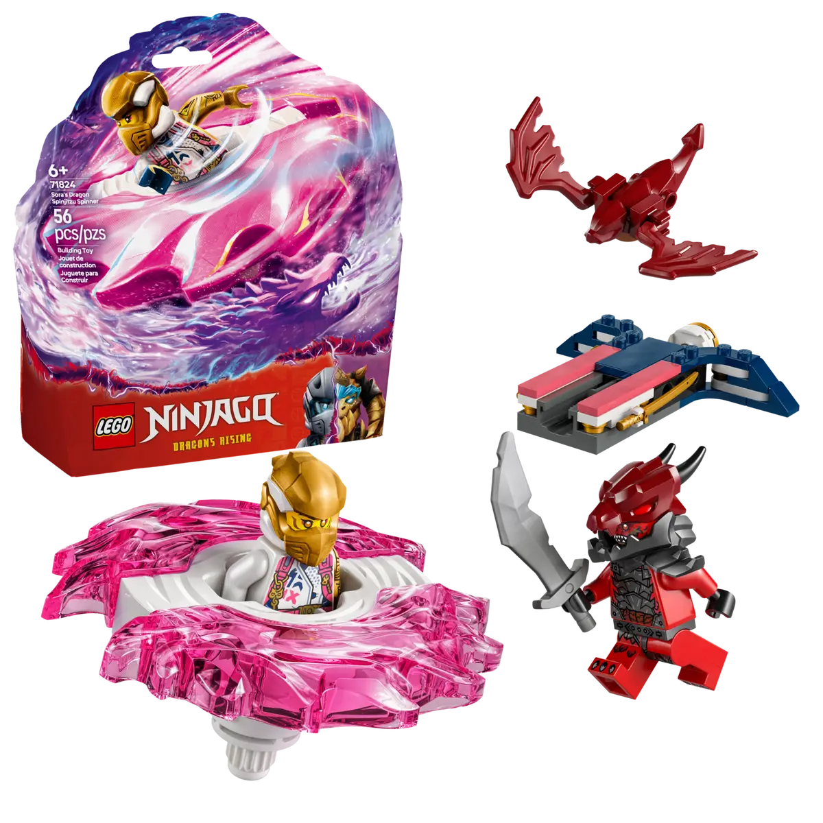 LEGO - Ninjago Sora's Dragon Spinjitzu Spinner 71824