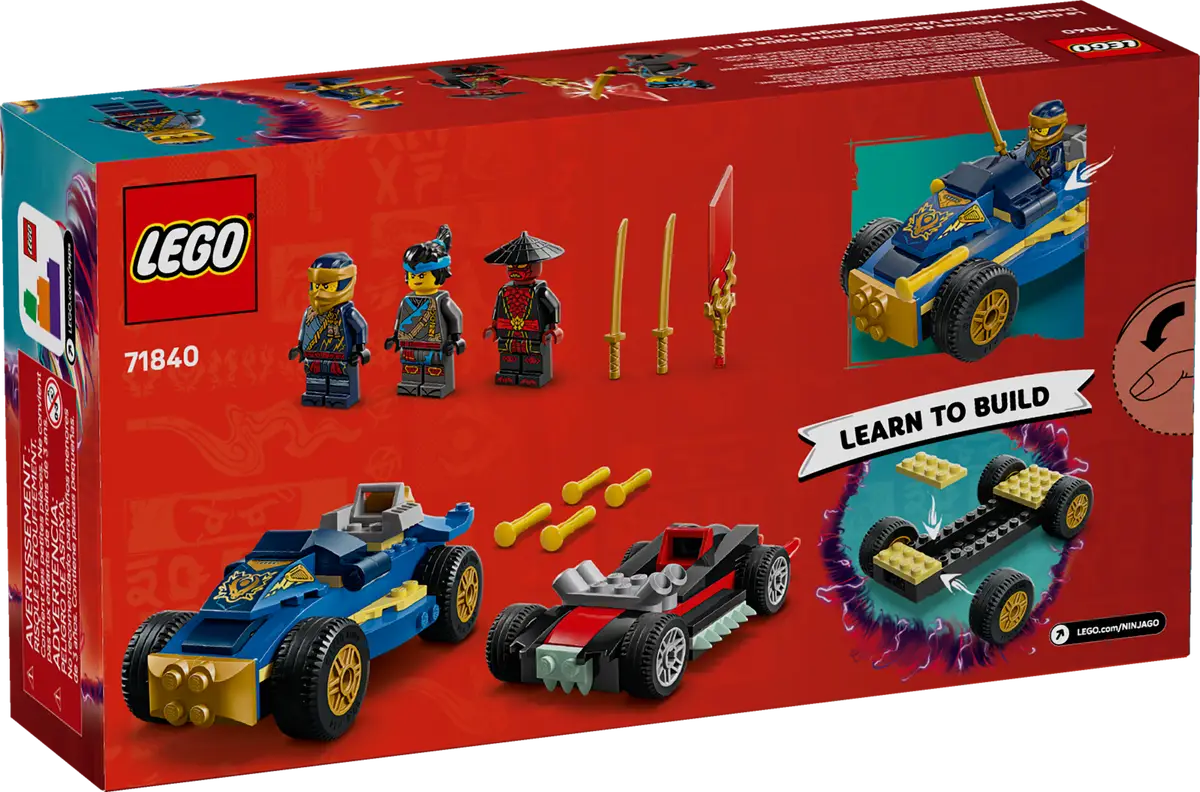 LEGO - Ninjago Rogue v's Drix Race Car Duel 71840