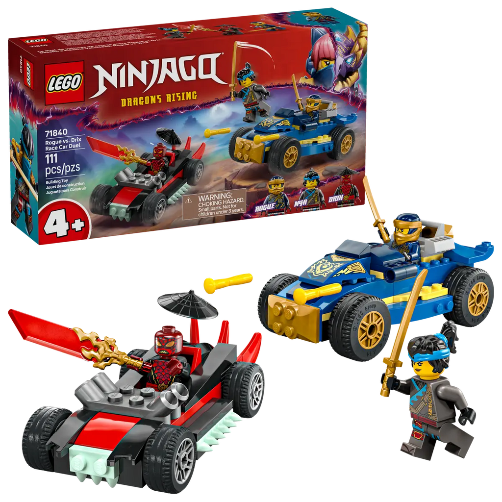 LEGO - Ninjago Rogue v's Drix Race Car Duel 71840