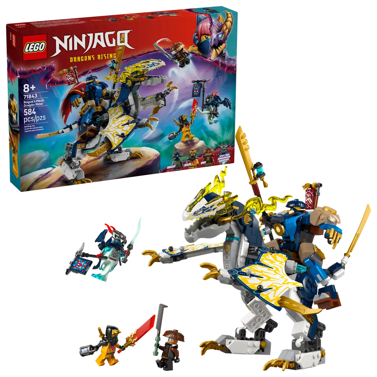 LEGO - Ninjago Rogue's Mech Dragon Rider 71843