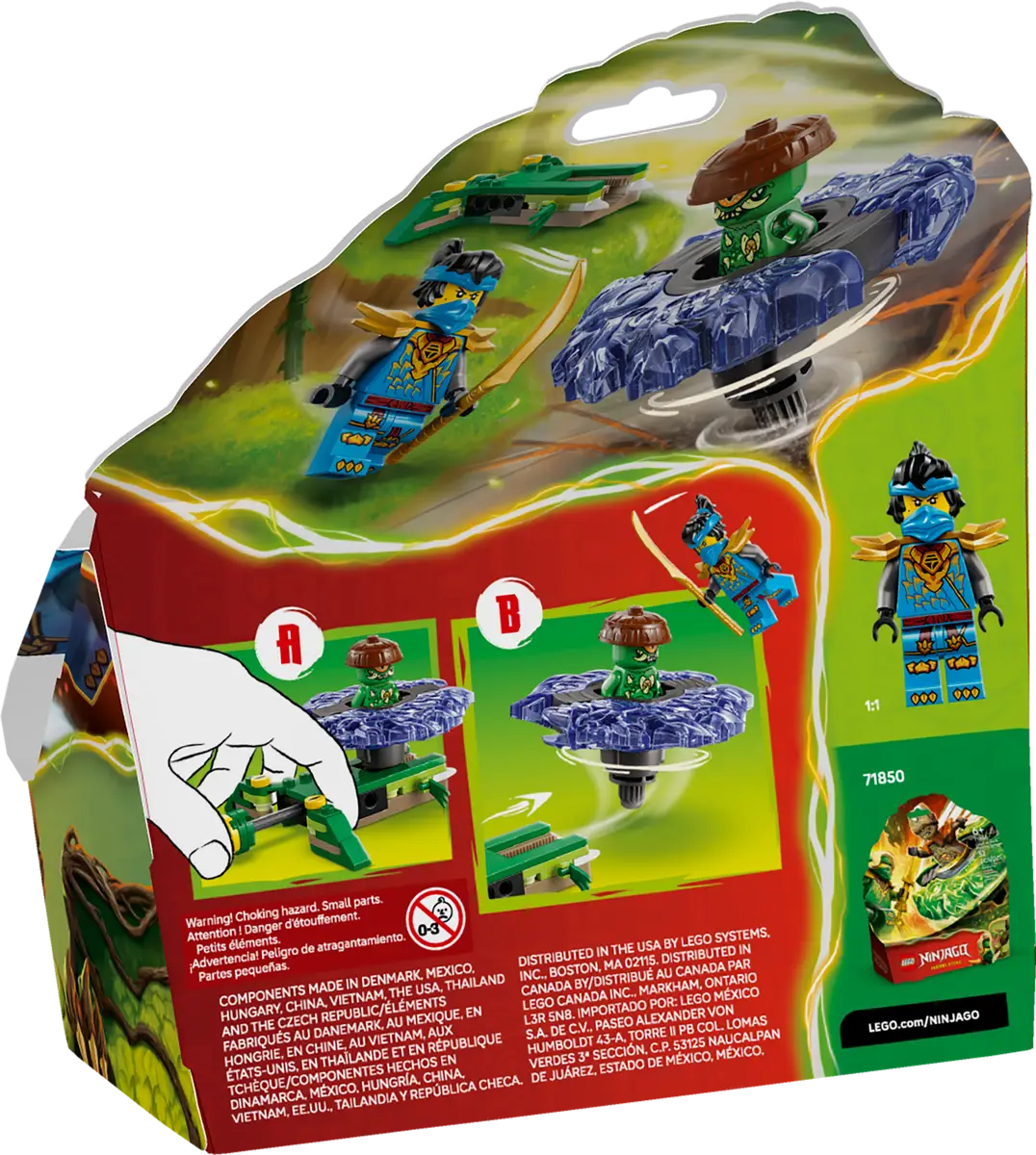 LEGO - Ninjago Nya Vs Mutation Monster Spinner 71849