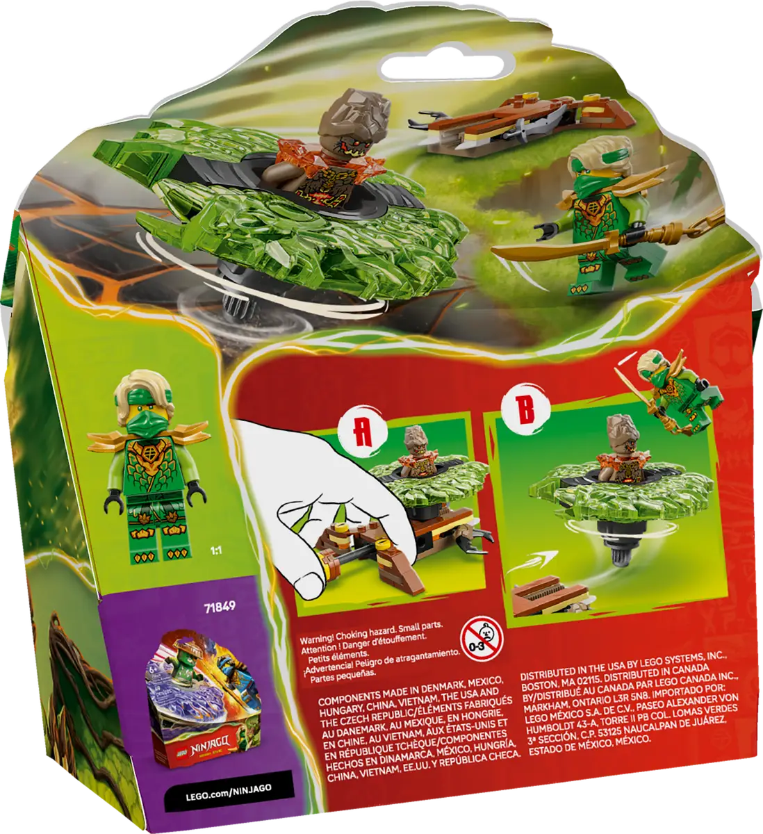 LEGO - Ninjago Lloyd Vs Earth Monster Spinner 71850