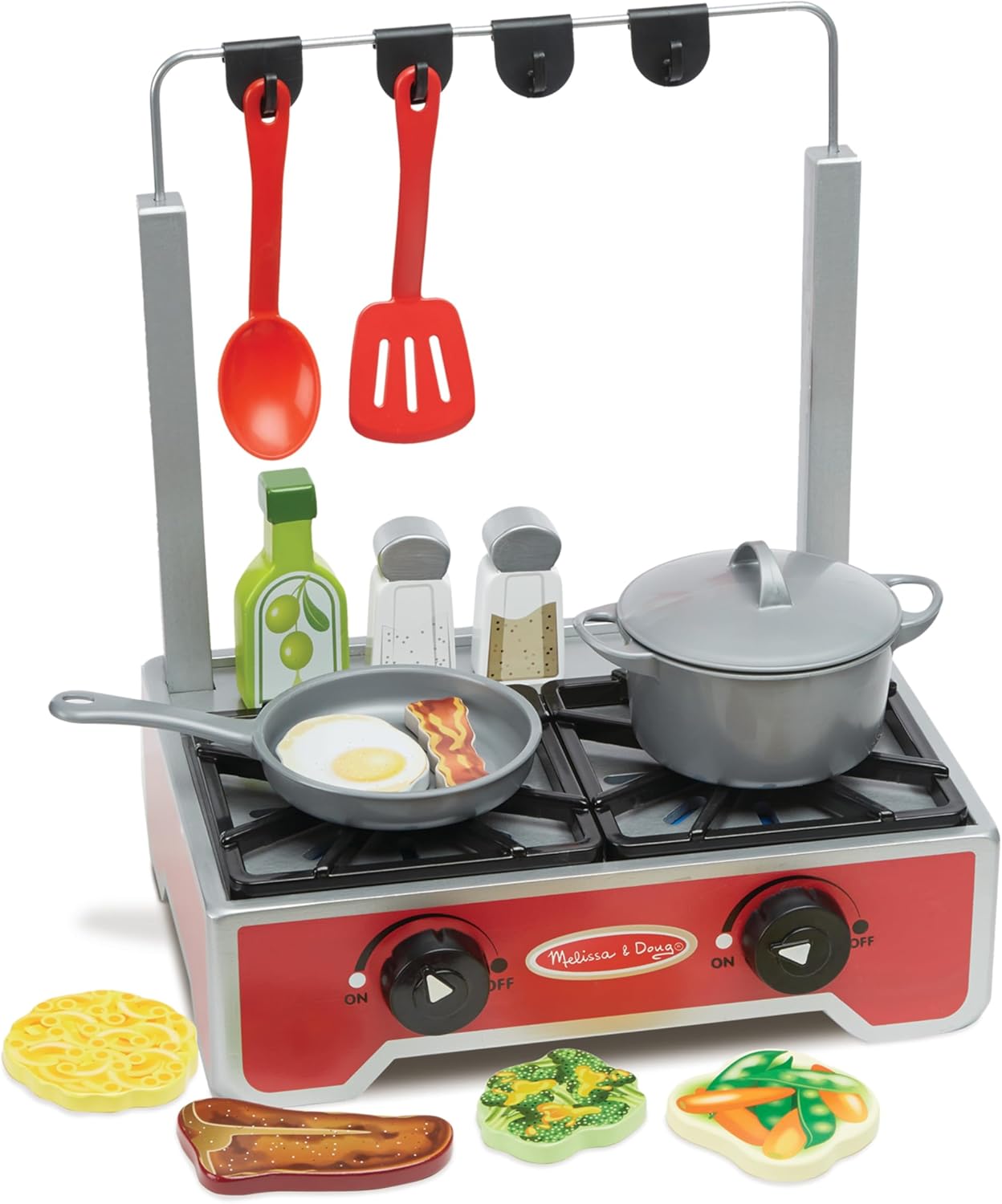 Melissa & Doug - Deluxe Wooden Cooktop Set