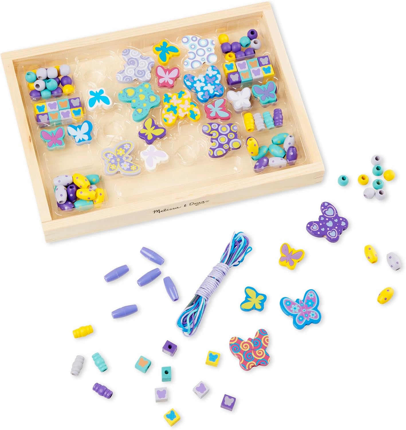 Melissa & Doug - Butterfly Friends Bead Set