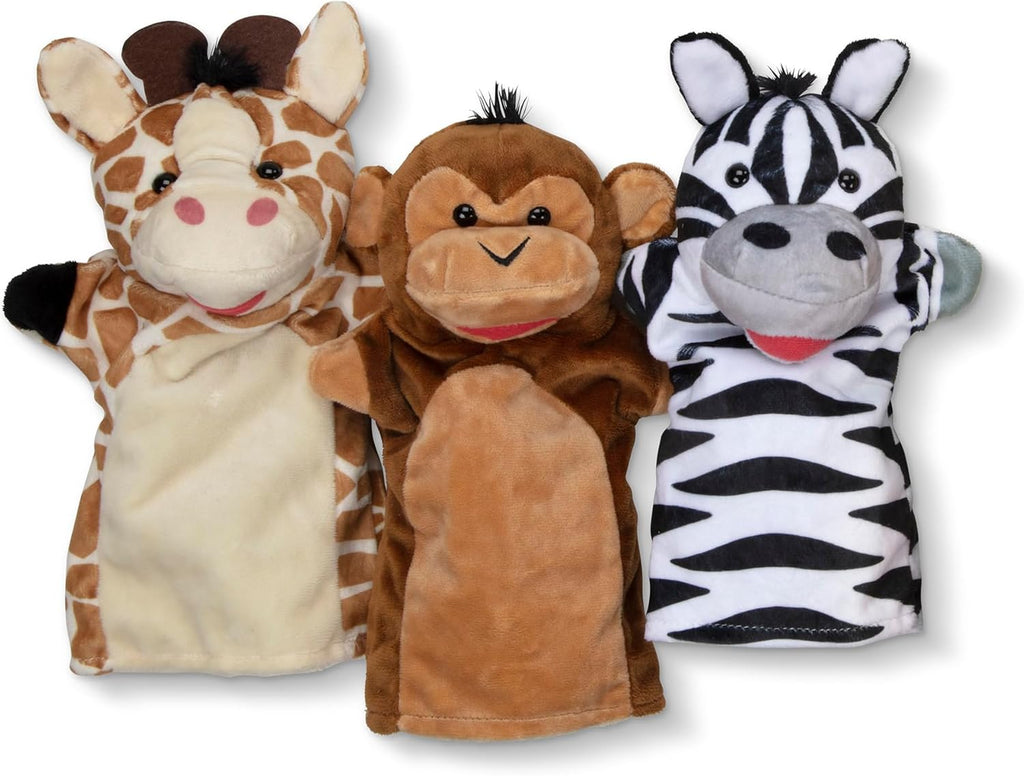 Melissa & Doug - Safari Puppet Set (6 Pc)