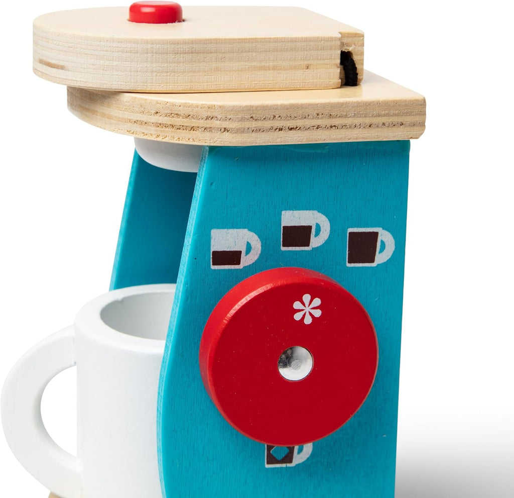 Melissa & Doug - Wooden Brew & Serve Coffee Set