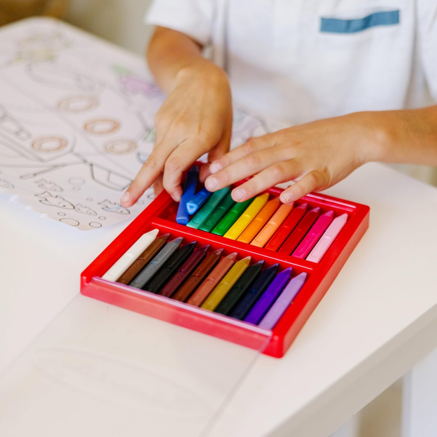 Melissa & Doug - Jumbo Colouring Pad - Vehicles