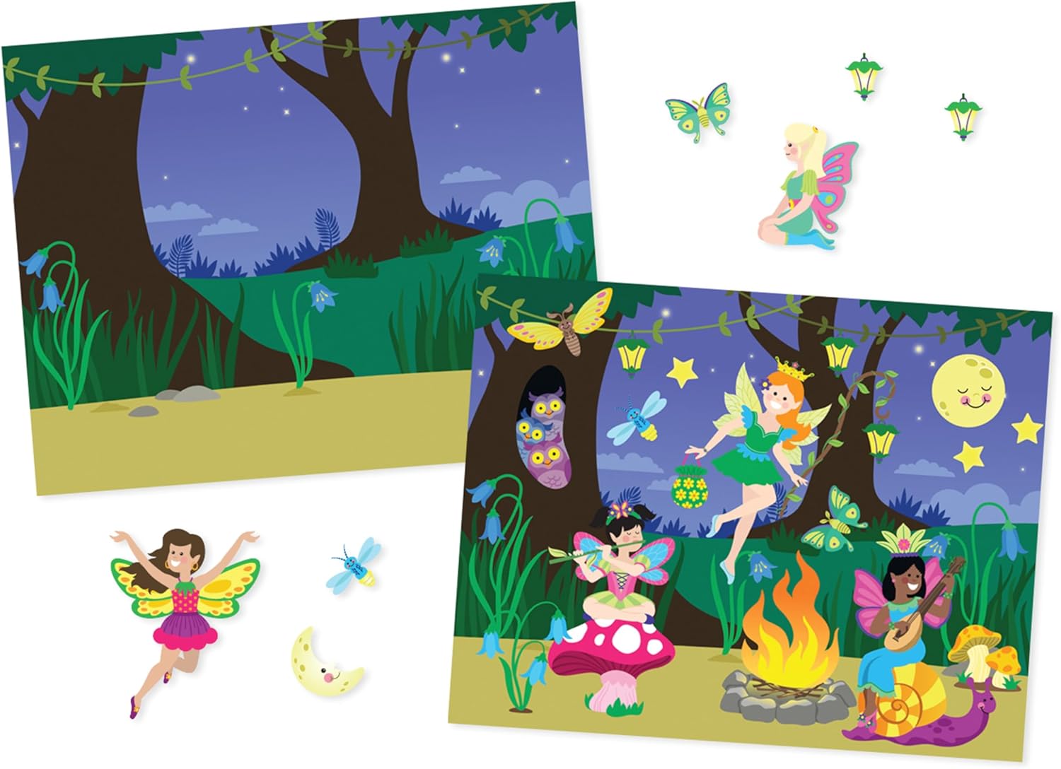 Melissa & Doug - Reusable Sticker Pad - Fairies
