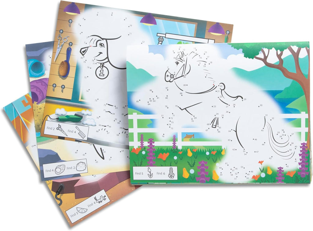 Melissa & Doug - 123 Dot-to-Dot Coloring Pad - Pets