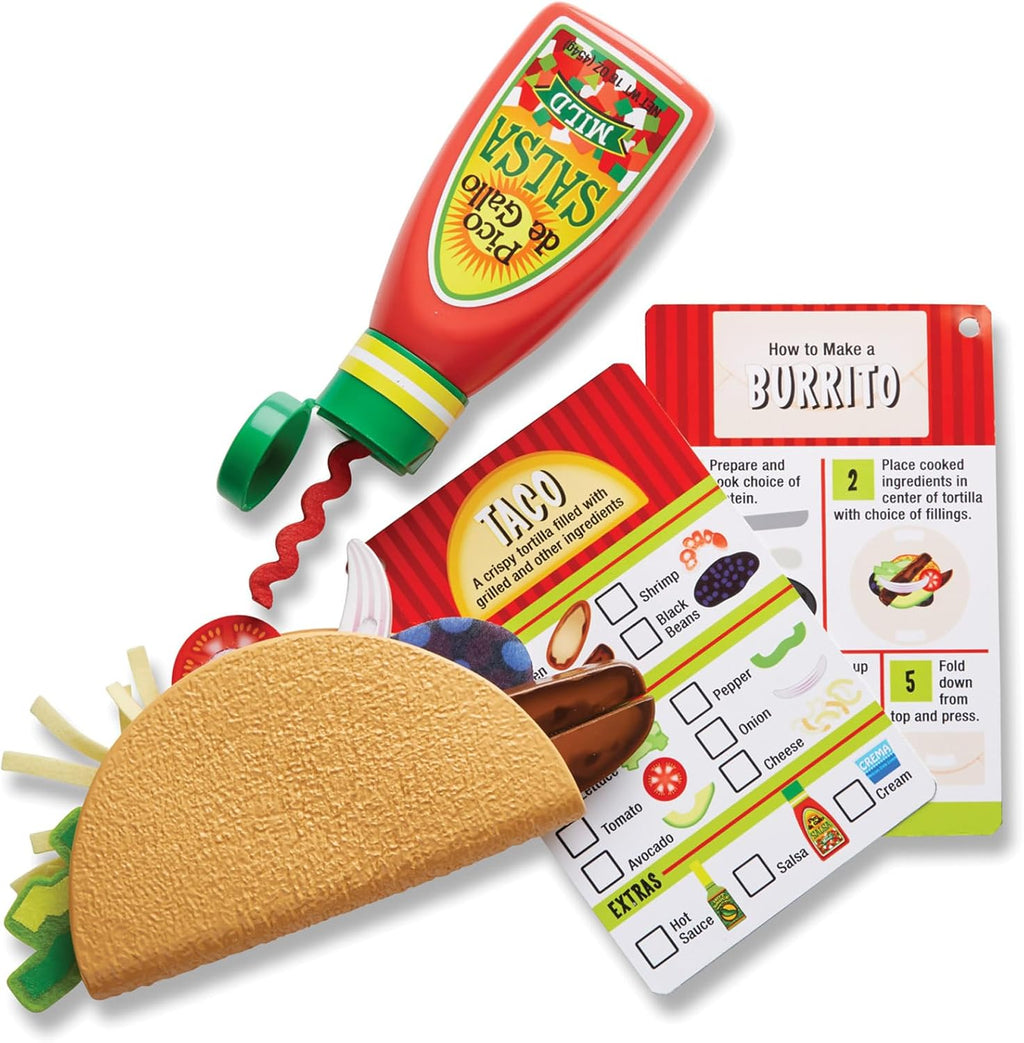 Melissa & Doug - Fill & Fold Taco & Tortilla Set